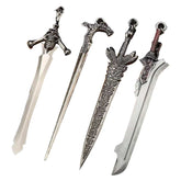 Devil May Cry (2025) Rebellion Red Queen Cane Devil Sword 4 Pieces Keychain Set Cosplay Accessories Props